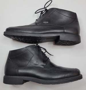 ARA Chukka Boots Black Leather Gore-Tex Square Toe Men's size 8 German 4752